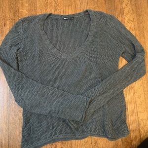 James Perse knitted gray sweater